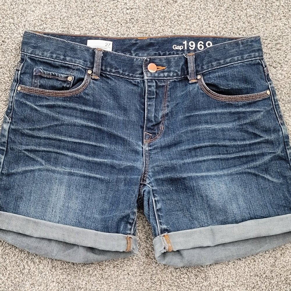 GAP Sexy Boyfriend Shorts Women’s Size 27 Blue